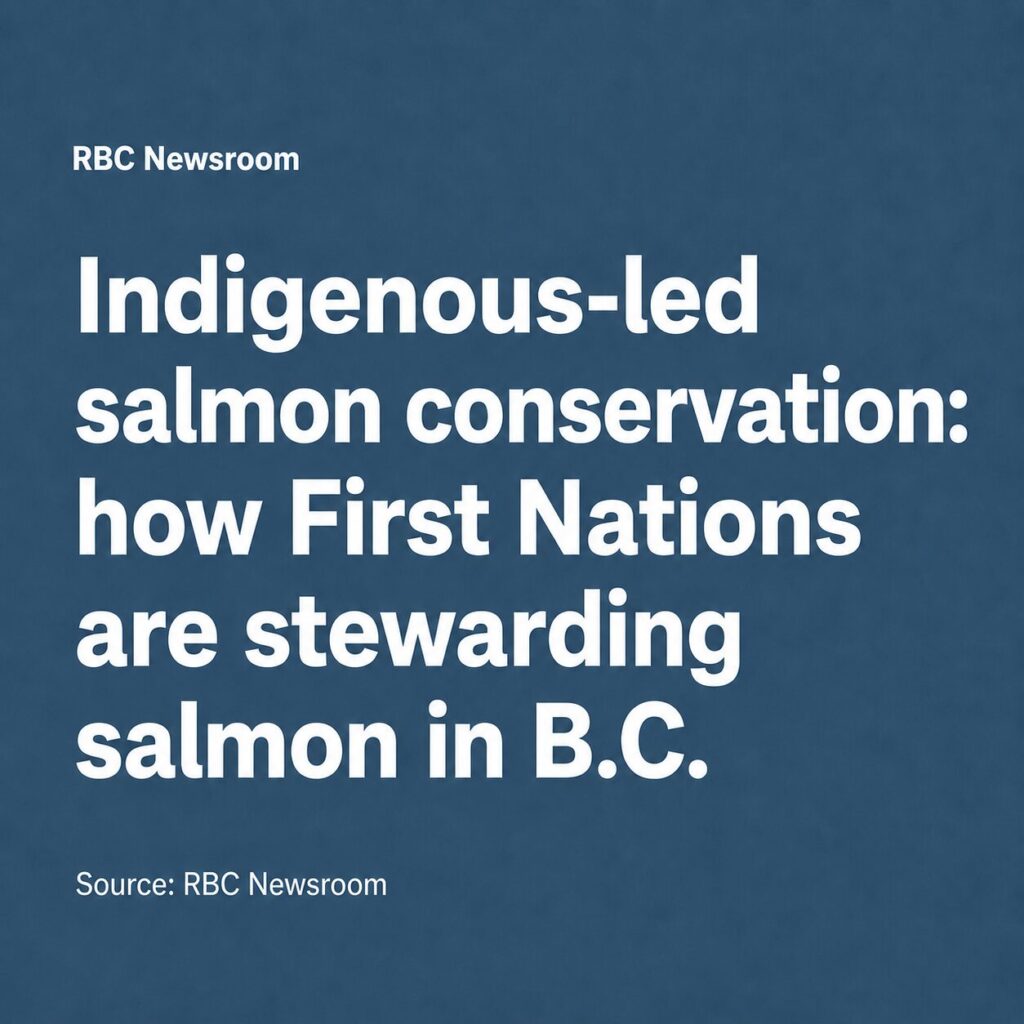 Indigenous-led salmon conservation: how First Nations are stewarding salmon in B.C.