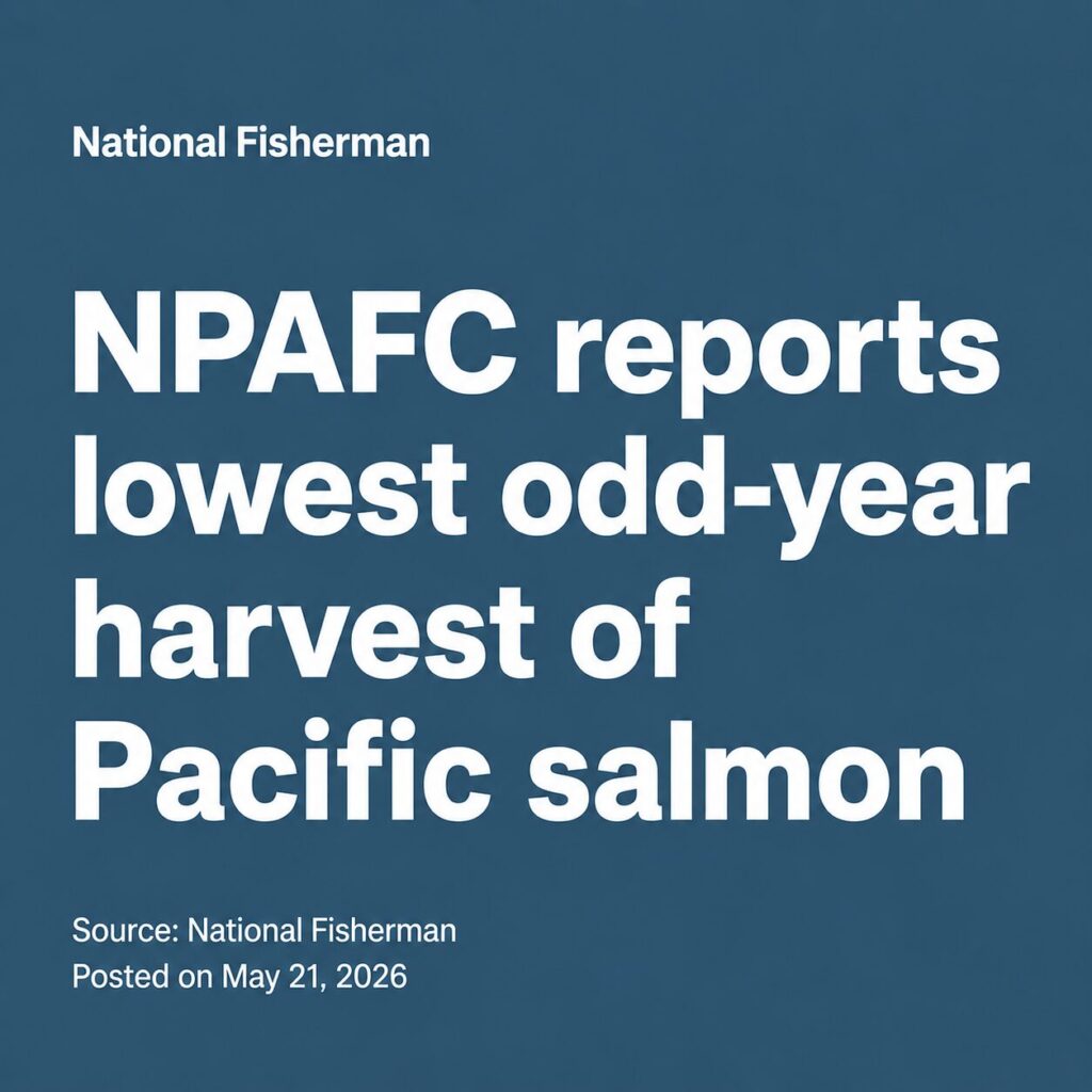 NPAFC reports lowest odd-year harvest of Pacific salmon