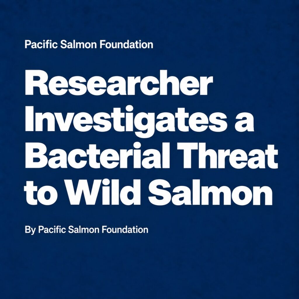 Research Investigates a Bacterial Threat to Wild Salmon